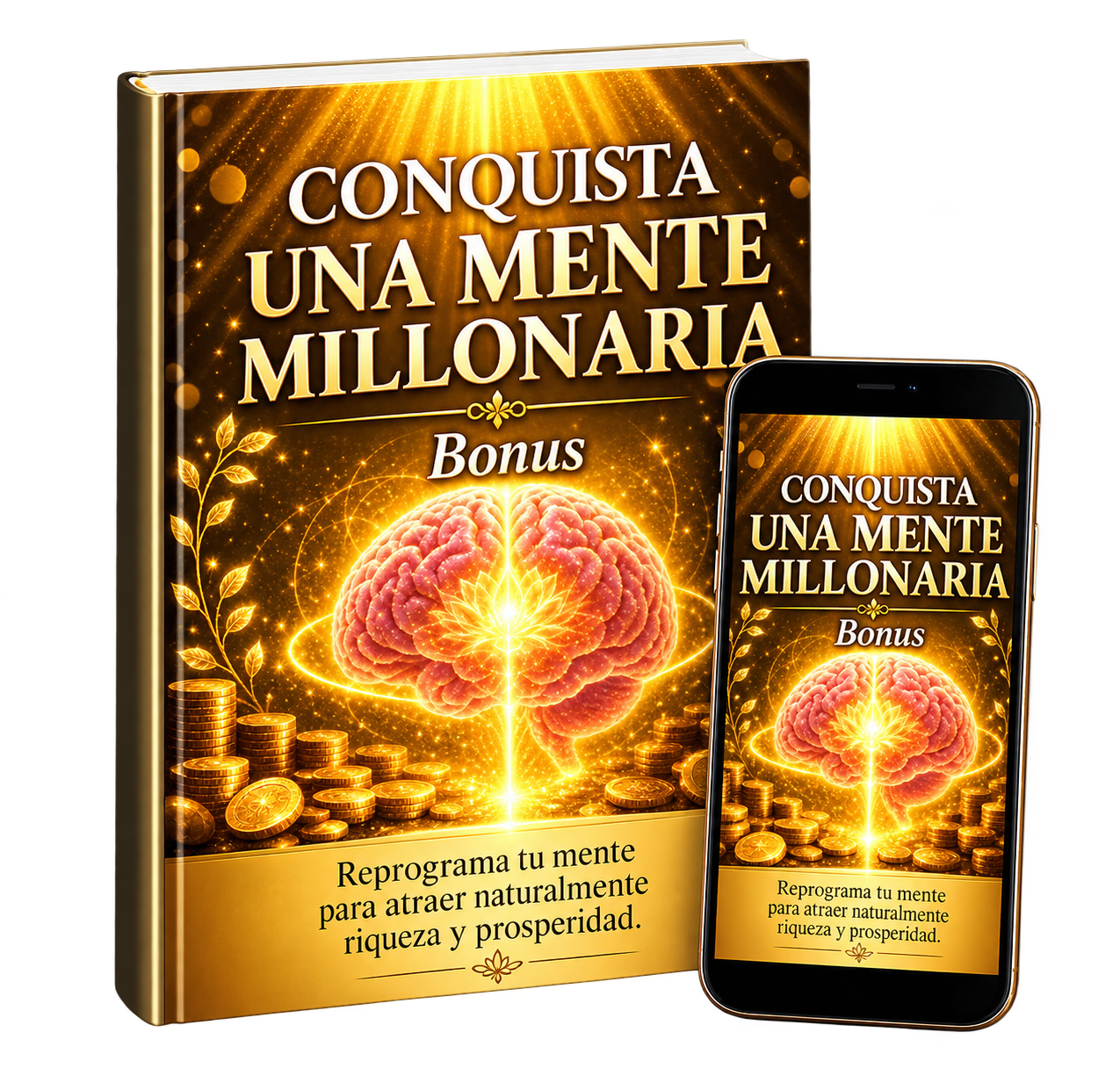 Portada ilustrativa del bono Conquista una Mentalidad Millonaria